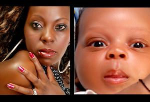 Phina Mugerwa and Baby Santos