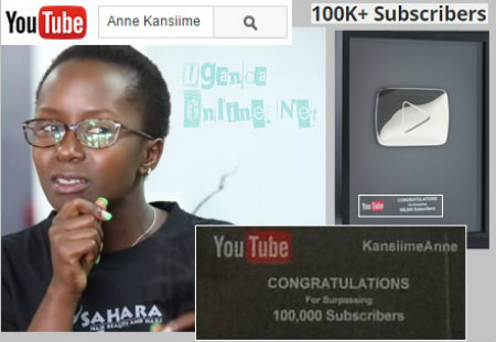 Anne Kansiime gets YouTube reward