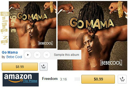 Bebe Cool's latest album can now be bought online