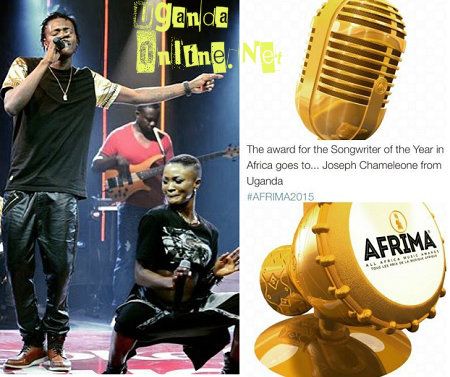Jose Chameleone is this year's Song Writer of the year 