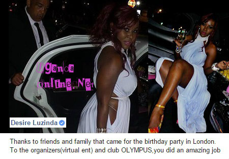 Desire thanks her friends and family that attended her bash