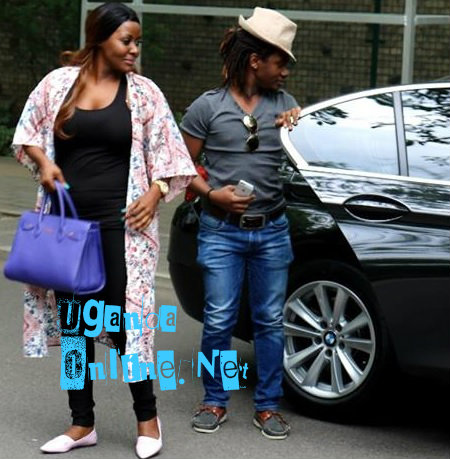 Desire Luzinda with a friend who took her around in China