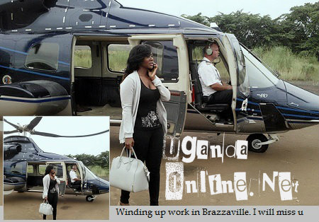 Ekitone singer winding up her "work" in Congo Brazaville