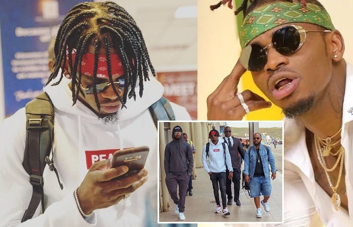 Diamond Platnumz was in town for a few hours