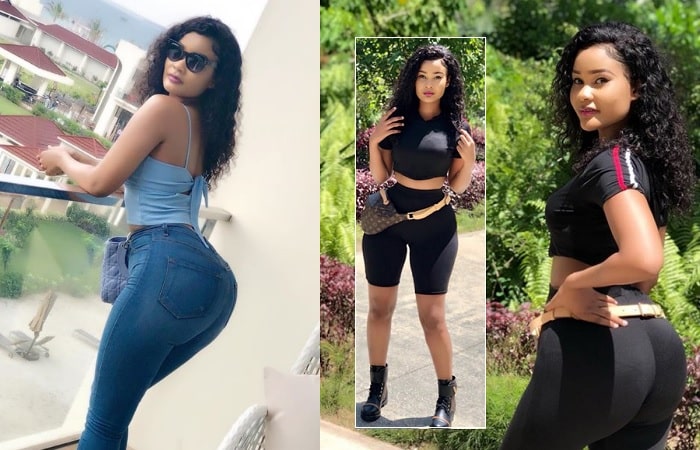 Hamisa Mobetto showing off her curves