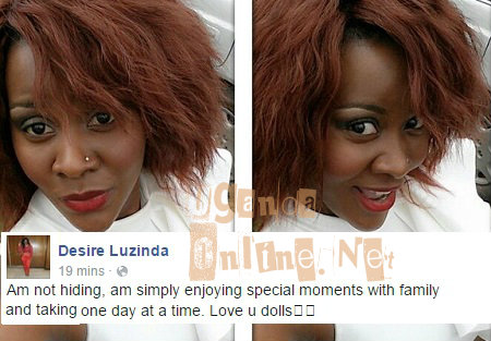 DESIRE Luzinda says she is not hiding