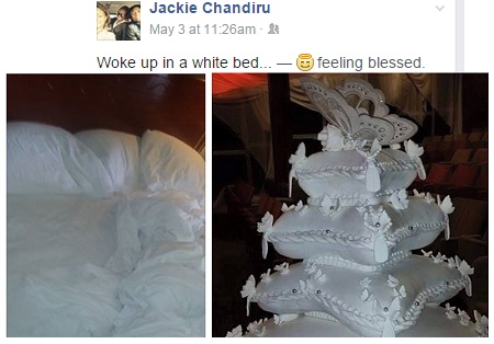 Woke up in a white bed feeling blessed