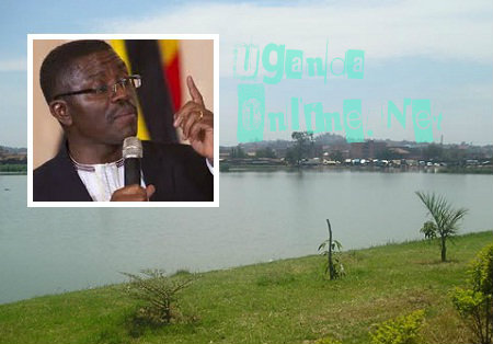 Kabaka's lake and inset is Buganda's Prime Minister, Charles Peter Mayiga
