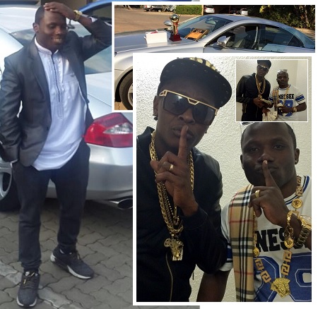 Katsha and Chameleone and on top are his Star QT awards