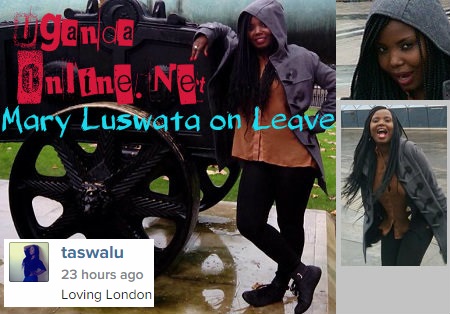 Mary Luswata says she is loving London