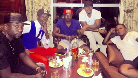 Chameleone hangs out with the Rich Gang