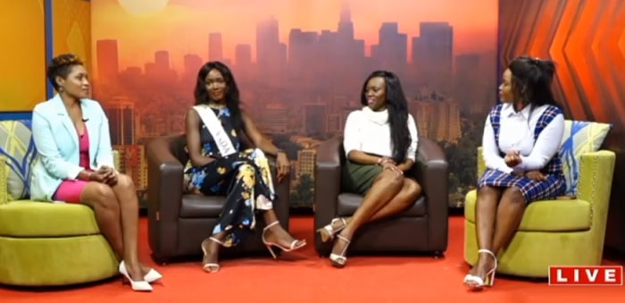 Miss Uganda second from the left