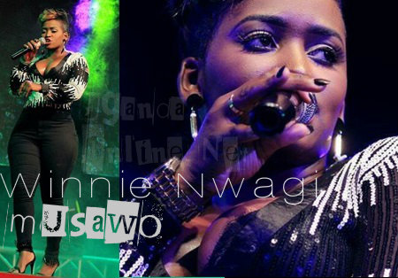 Winnie Nwagi performed for seconds at Kololo grounds
