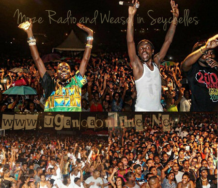 Moze Radio and Weasel in Seychelles