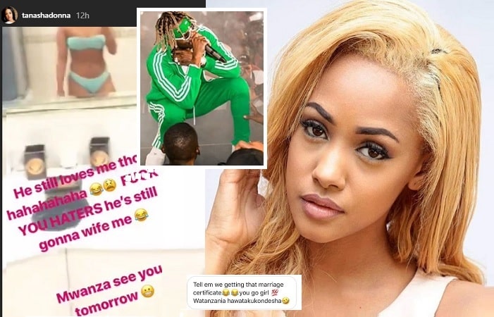 Tanasha Donna took to her wall to tell off TZ slay queens
