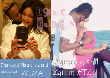 Wema, Diamond Platnuz and Zari