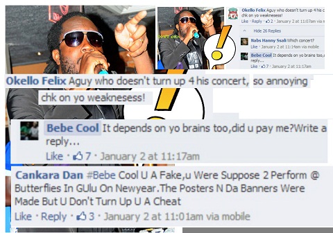 Bebe Cool in ugly exchange with fan