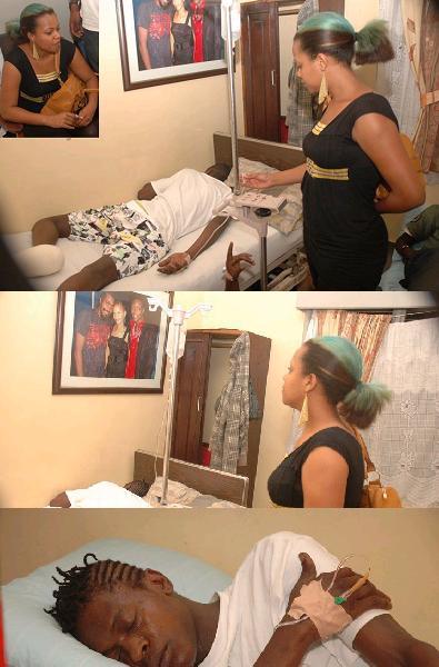 Bebe Cool's wife Zuena checking on Musawo