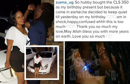 Zuena gets a CLS350 as birthday gift