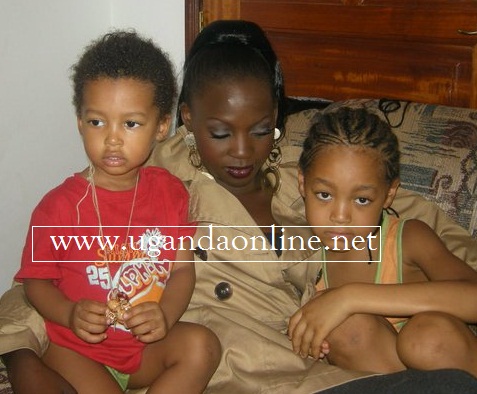 Iryn and her kids Al and Eko