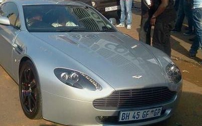 Cheune's Aston Martin in Gauteng Province SA.