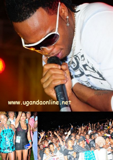 Mr Flavour performs at Lugogo Cricket Oval
