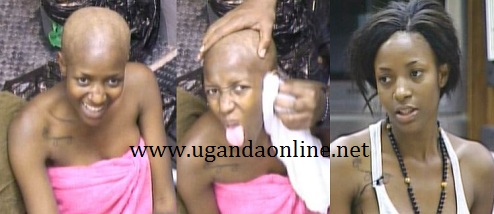 Zainab goes bald two days in tghe Upville house