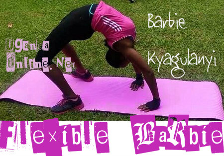 Flexible Barbie Kyagulanyi doing her thing