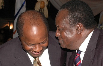 Kabaka Mutebi shares a moment with Prince Barigye of Ankole(RIP)