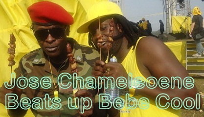 Jose Chameleone Fights Bebe Cool at Club Rouge