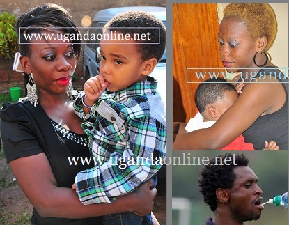 Bad Black with her kids Jonah and Davinah who she confirms was fathered by Sseppuya