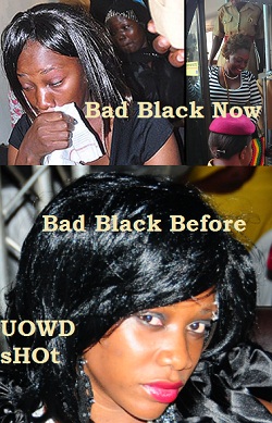 Bad Black sobs during one of the court sessions