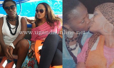 Sylvia Owori and Zari Hassan locked up in a french kiss