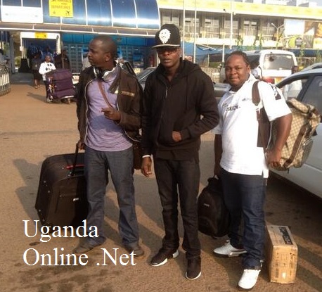 Chameleone on arrival in Congo