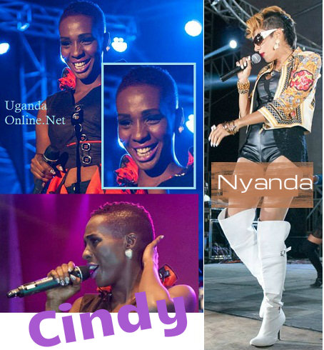 Cibndy and Nyanda at the Airtel Inspiring Women Concert