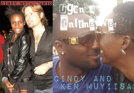 Cindy with her ex back then and her current lover Ken Muyiisa