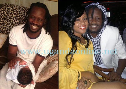 Bebe Cool is all smiles after meeting his 4day old baby, Caysan