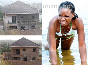Model Debby Sempaka's house in it's final stages