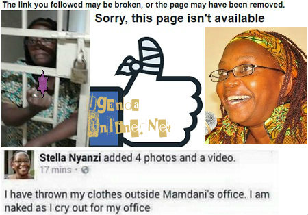 Stella Nyanzi's facebook account closed