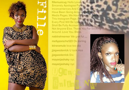 Fille Mutoni regains access of her IG account from Mc Kats