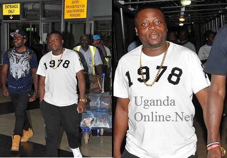 Ivan on arrival at Entebbe airport