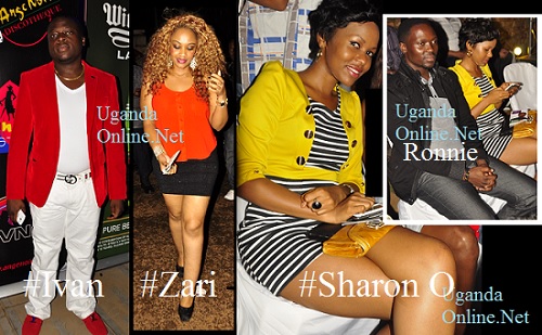 Tycoon Ivan Ssemwanga, Zari, Sharon and inset is Sharon and Ex.