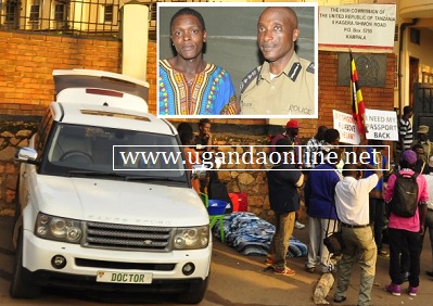 Chameleone's range rover, mattress at the Tanzanian High Commission in Kampala