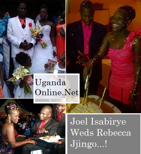 Joel Isabirye and Rebecca Jjingo on their wedding day