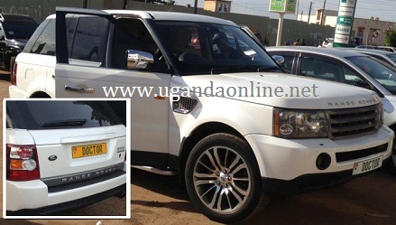 Chameleone's Range Rover now has 'DOCTOR' number plates