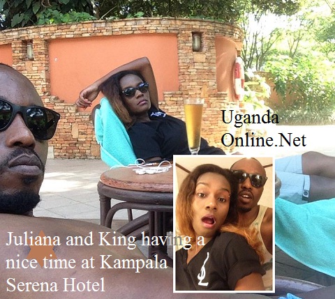 Julian and King Lawrence having a nice time at Serena Hotel