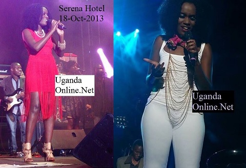 Juliana thrilling fans at Serena Hotel