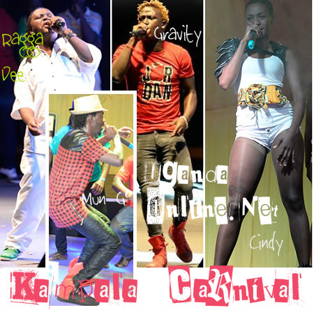 Some of the artistes that performed at the Carnival