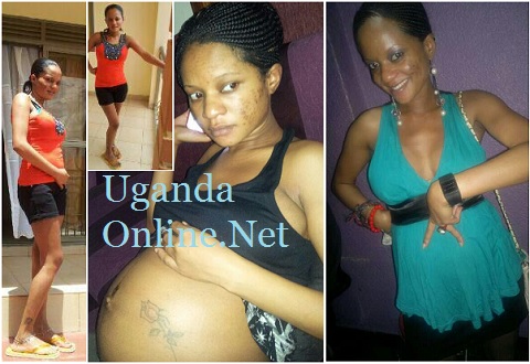 Lindah Lisa before and after giving birth