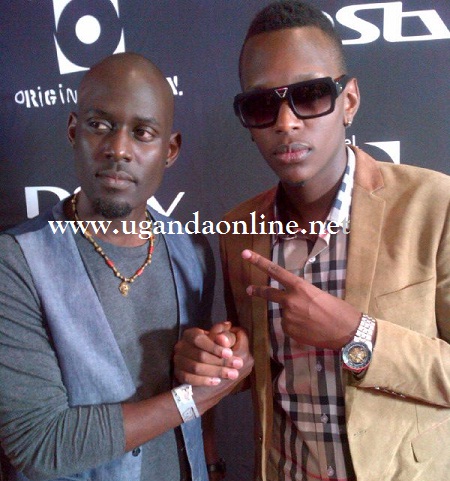 Maurice Kirya and Tonix in South Africa during the CHOMVA 2012